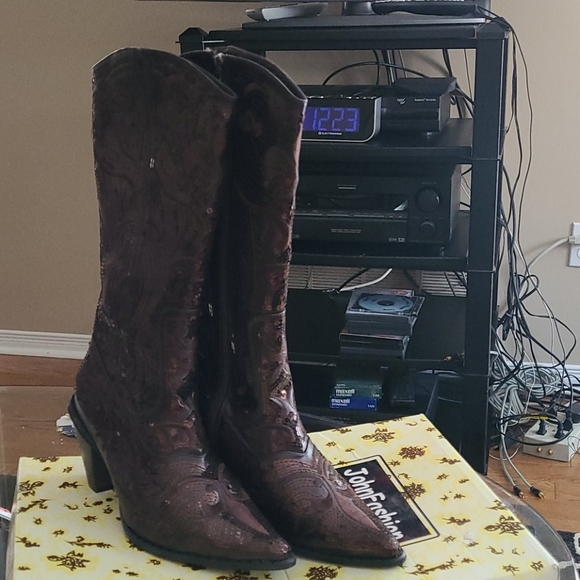 🚺 Ladies Western Boots size 10 - Picture 2 of 14